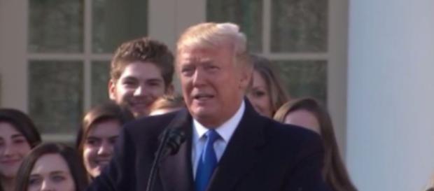 Donald Trump at "March for Life," via Twitter Donald Trump at "March for Life," via Twitter