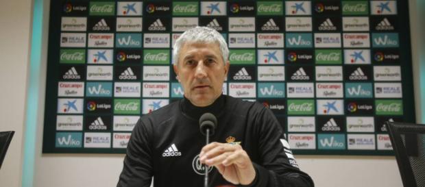 Setién opina sobre el estado de ánimo de Ceballos Setién opina sobre el estado de ánimo de Ceballos