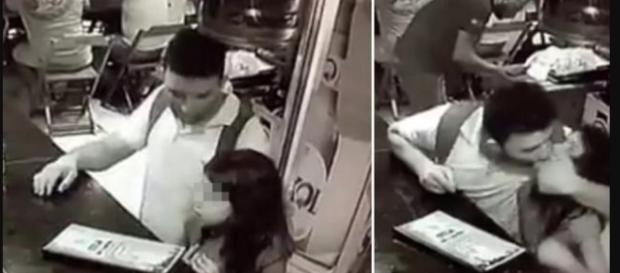 Vídeo mostra pedófilo abusando de menina em bar e ninguém faz nada Vídeo mostra pedófilo abusando de menina em bar e ninguém faz nada
