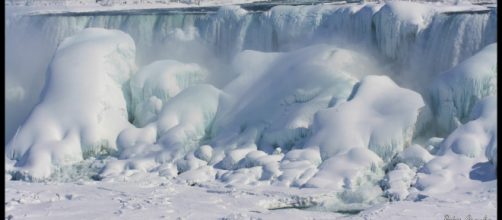 Niagara Falls in a deep freeze. - [Image credit: Peter Granka via Flickr]