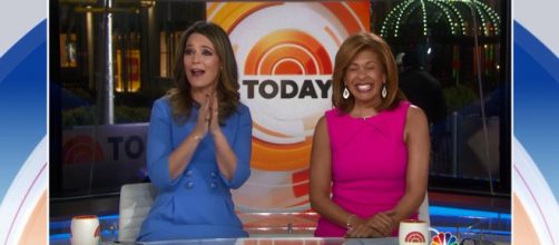 Savannah Guthrie repeatedly broke the New Year news that Hoda Kotb is her 'Today' co-anchor. - [TODAY / YouTube screencap]