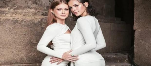 Bruna Marquezine e Mariana Ruy Barbosa: 'Deus Salve o Rei'. (Foto Reprodução). Bruna Marquezine e Mariana Ruy Barbosa: 'Deus Salve o Rei'. (Foto Reprodução).
