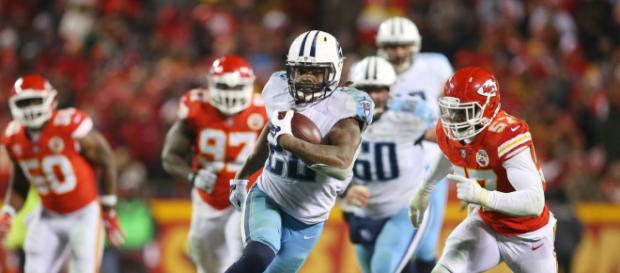 Derrick Henry fue la pieza clave en el triunfo de los Titans con más de 150 yardas por tierra. USAToday.com. Derrick Henry fue la pieza clave en el triunfo de los Titans con más de 150 yardas por tierra. USAToday.com.