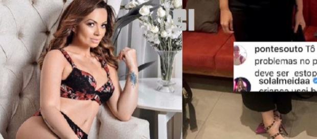 Internauta debocha de Solange Almeida e cantora revela deficiência Internauta debocha de Solange Almeida e cantora revela deficiência