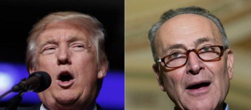 Donald Trump, Chuck Schumer, via Twitter