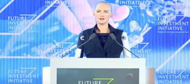 Interview With The Lifelike Hot Robot Named Sophia (Full) Image credit - CNBC | YouTube Interview With The Lifelike Hot Robot Named Sophia (Full) Image credit - CNBC | YouTube
