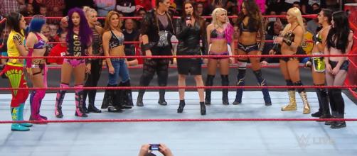 A month ago, Stephanie McMahon announced the first Women’s Royal Rumble match. [Image : WWE/YouTube screencap]