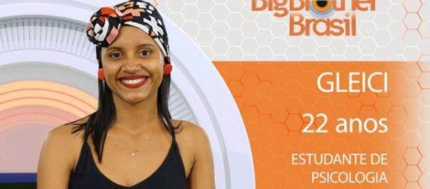 BBB 18: Gleici diz ser militante do PT. BBB 18: Gleici diz ser militante do PT.