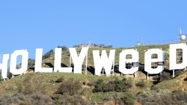Le panneau Hollwyood rebaptis&eacute; Hollyweed pour f&ecirc;ter la ... - purebreak.com