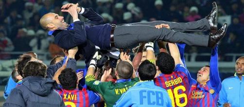Guardiola lo ganó todo entrenando al Barcelona entre 2008 y 2012. Foto archivo EFE