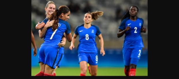 Francia contra Italia en el Futbol Femenino Francia contra Italia en el Futbol Femenino