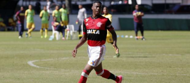 Jean Lucas, jugador del Flamengo. Jean Lucas, jugador del Flamengo.