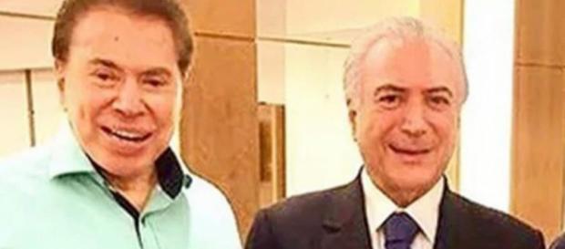 Silvio Santos entrevistou o presidente Temer Silvio Santos entrevistou o presidente Temer