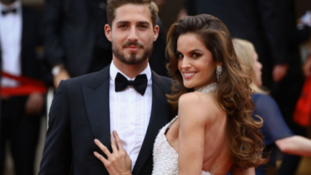 Kevin Trapp & Izabel Goulart. Cr&eacute;dit photo : leparisien.fr