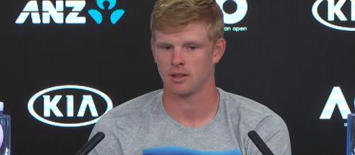 Kyle Edmund during a press conference at the 2018 AO in Melbourne/ Photo: screenshot via Australian Open TV channel on YouTube