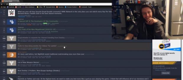 A screenshot of 'Destiny 2' YouTuber Datto - YouTube/Datto A screenshot of 'Destiny 2' YouTuber Datto - YouTube/Datto