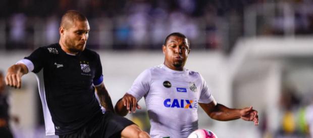 Bragantino vence o Santos na Vila Belmiro. (Foto Reprodução). Bragantino vence o Santos na Vila Belmiro. (Foto Reprodução).
