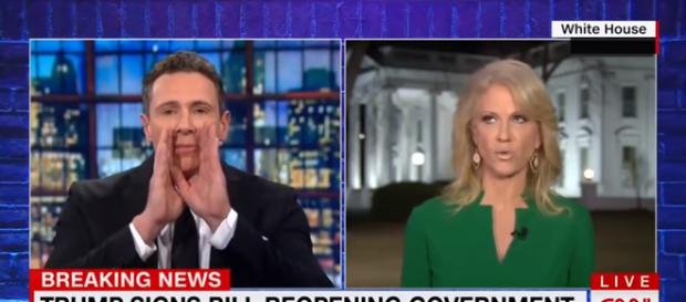 Kellyanne Conway on CNN, via YouTube Kellyanne Conway on CNN, via YouTube