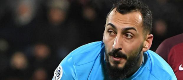 Kostas Mitroglou, attaquant de l'OM Kostas Mitroglou, attaquant de l'OM