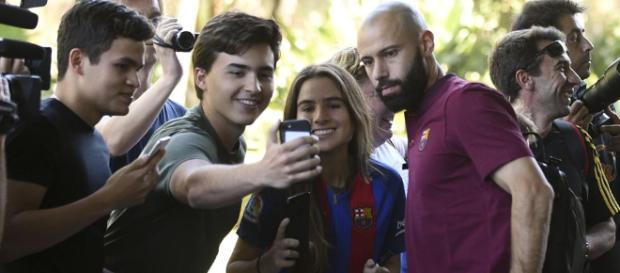 Salida inminente de Javier Macherano del Club Barcelona Salida inminente de Javier Macherano del Club Barcelona