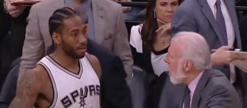 Gregg Popovich denies report about the strained relationship with Leonard. - [Overlooking the Obvious / YouTube screencap]