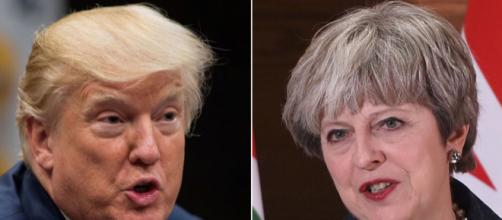 Theresa May and Donald Trump discuss 'differences' in first call ... - sky.com