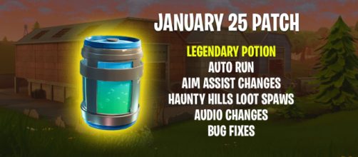 New Legendary potion coming to "Fortnite" Battle Royale. Image Credit: Own work