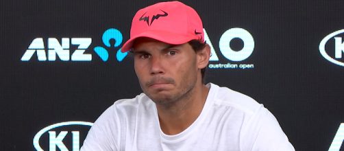 Rafael Nadal during a press conference at the 2018 AO/ Photo: screenshot via Australian Open TV channel on YouTube