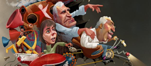 A geringonça. (Imagem apresentada no jornal expresso) A geringonça. (Imagem apresentada no jornal expresso)