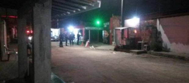 Casa de shows Forró do Gado, local em que ocorreu a chacina. (Foto Reprodução). Casa de shows Forró do Gado, local em que ocorreu a chacina. (Foto Reprodução).