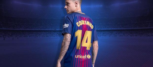 Coutinho portara la camiseta número 14 en el Barcelona Coutinho portara la camiseta número 14 en el Barcelona