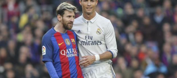 Cristiano Ronaldo y Messi juntos en un Clásico Cristiano Ronaldo y Messi juntos en un Clásico