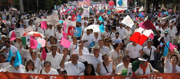 Las protestas contra el matrimonio igualitario sucedieron en 120 ciudades del país. Las protestas contra el matrimonio igualitario sucedieron en 120 ciudades del país.