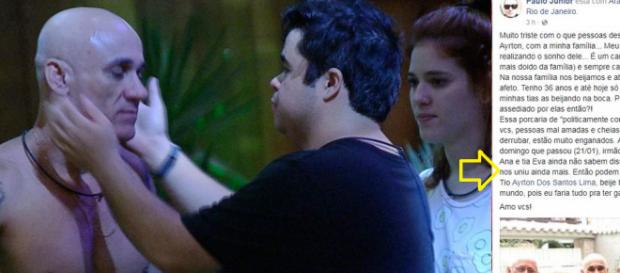 Morre irmão de Ayrton Lima, participante polêmico do BBB18 Morre irmão de Ayrton Lima, participante polêmico do BBB18