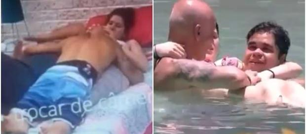 Pai é flagrado em cenas suspeitas com a filha (Fotos: Captura de vídeo) Pai é flagrado em cenas suspeitas com a filha (Fotos: Captura de vídeo)