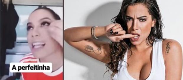 Sem medo de se exceder, Anitta mandou o seu recado para a tal famosa que se acha a 'perfeitinha'. Sem medo de se exceder, Anitta mandou o seu recado para a tal famosa que se acha a 'perfeitinha'.