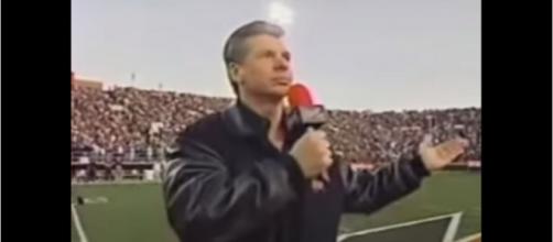 Vince McMahon back in 2001 opening the first XFL - image - Tony Xypteras / Youtube