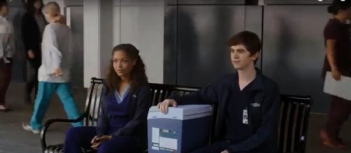 Antonia Thomas and Freddie Highmore have reason to be allies on 'The Good Doctor,' on and off-duty. Image cap TVmojo/YouTube