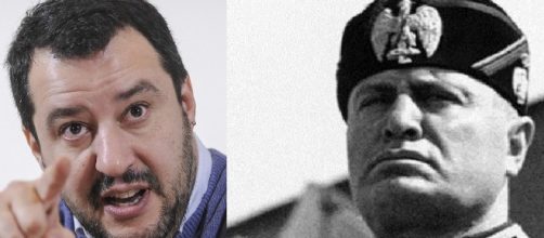 Matteo Salvini, Benito Mussolini