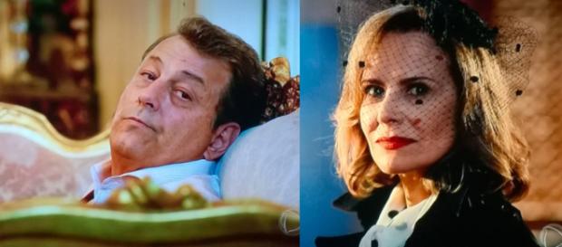 Adriano e Débora em "Apocalipse" Adriano e Débora em "Apocalipse"