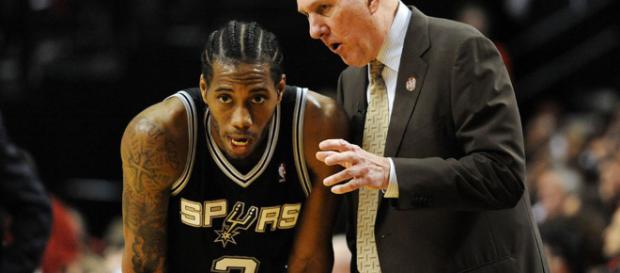 Kawhi Leonard está lesionado y los Spurs lo necesitan. Kawhi Leonard está lesionado y los Spurs lo necesitan.