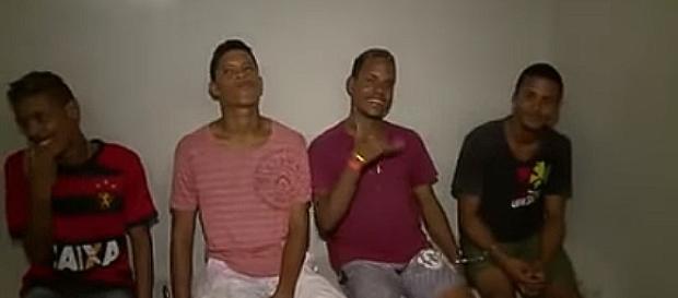 Quatro elemento foram presos no motel (Captura de vídeo) Quatro elemento foram presos no motel (Captura de vídeo)
