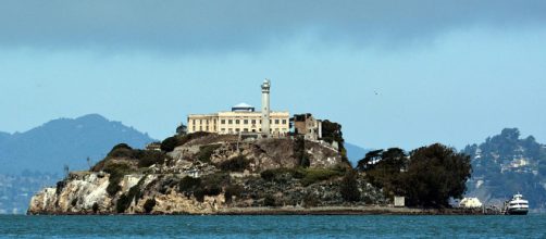 Alcatraz prison where three prisoners escaped 55 years ago and have never been found.[image via wikimedia commons/Don Ramey Logan]
