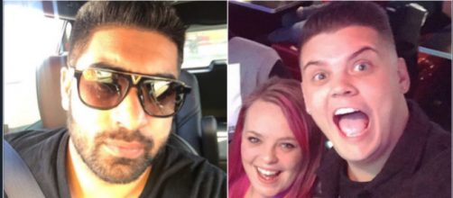 'Teen Mom OG' star Tyler Baltierra battles Simon Saran on Twitter. {Images via Simon Saran/Instagram and Tyler Baltierra/Instagram]