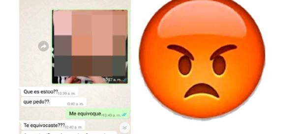 Conversación de Sandra y su novio en WhatsAPP Conversación de Sandra y su novio en WhatsAPP