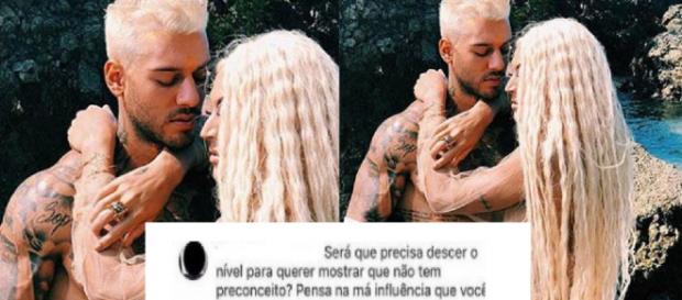 Lucco encoxa Pabllo, é taxado de 'má influência' e 'mita' em resposta Lucco encoxa Pabllo, é taxado de 'má influência' e 'mita' em resposta