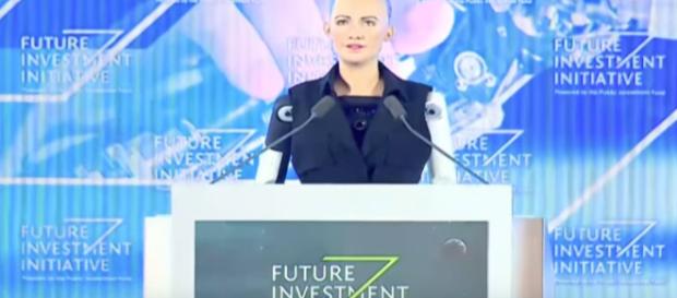 Sophia the robot - Image credit - CNBC | YouTube Sophia the robot - Image credit - CNBC | YouTube