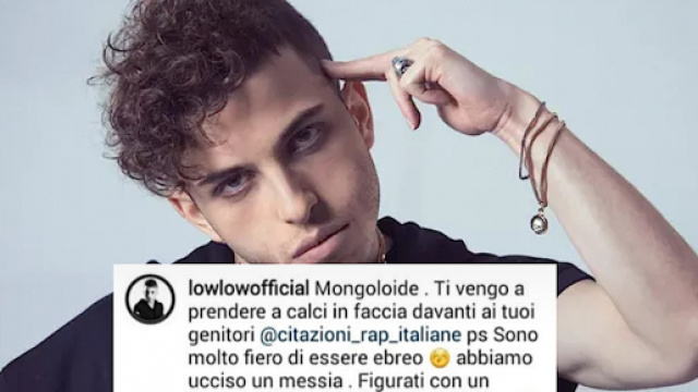 Botta e risposta a sfondo religioso tra lowlow e una pagina instagram