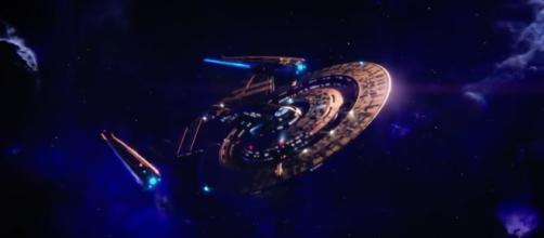 The USS Discovery is now trapped in the mirror universe. - [Image Credit: Jawiin / YouTube screencap]