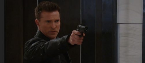 Steve Burton proves he is the one and only Stone Cold Jason Morgan. (Image via ABC go youtube screenshot).